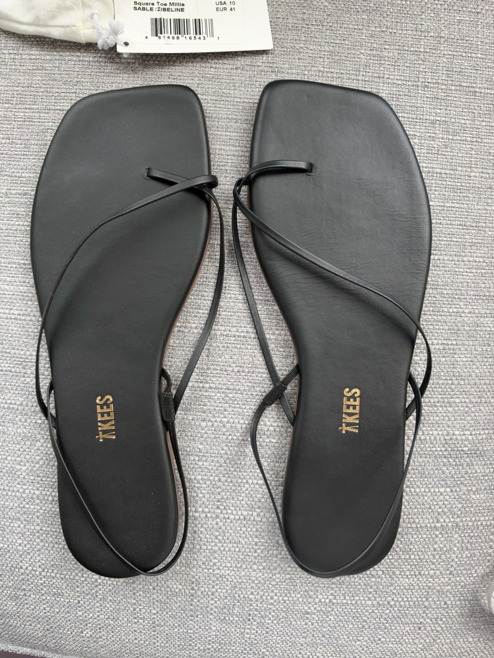 NWT TKEES Square Toe Millie sandals, Size US 10/EUR 41